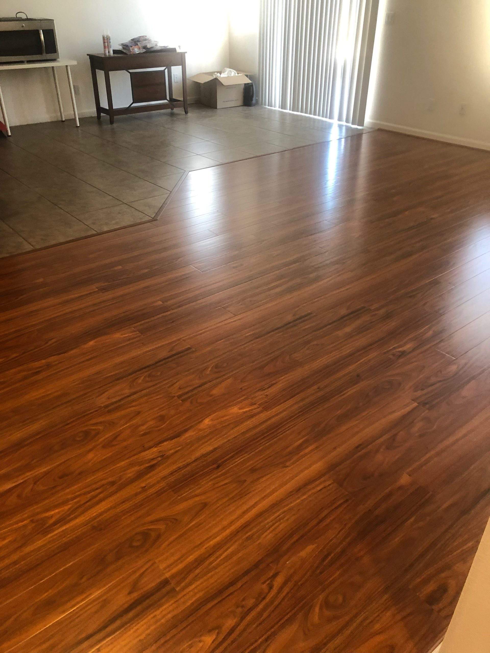 Engineered hardwood floor install