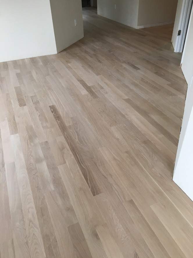 Hardwood floor install