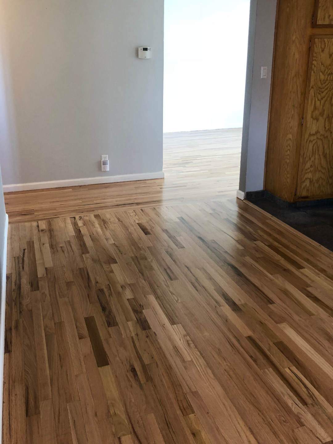 red oak hardwood floor
